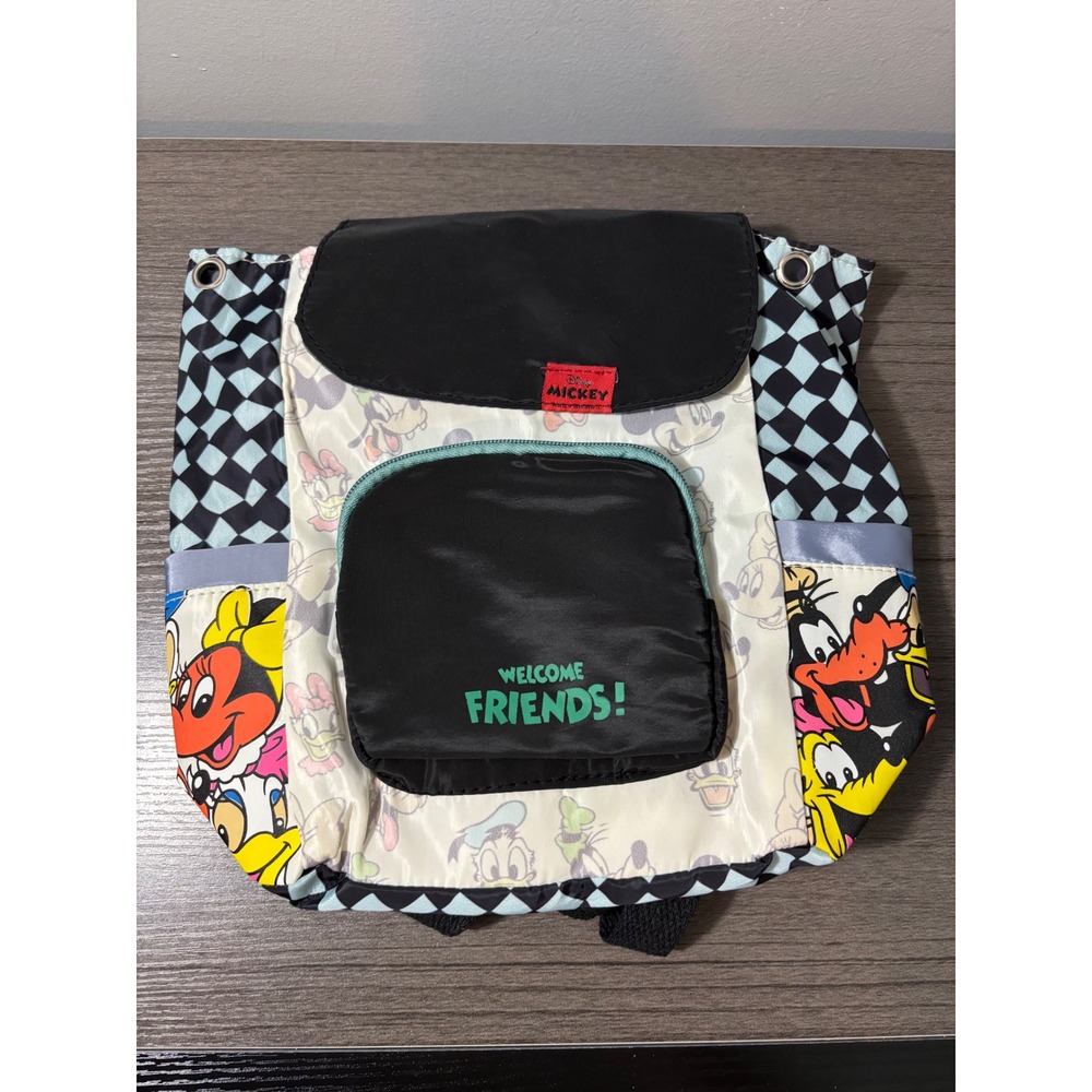 NWT Zara Disney Mickey and Friends Backpack Childrens Easy Clean‎